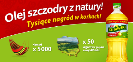 Loteria promocyjna dla oleju Kujawskiego
